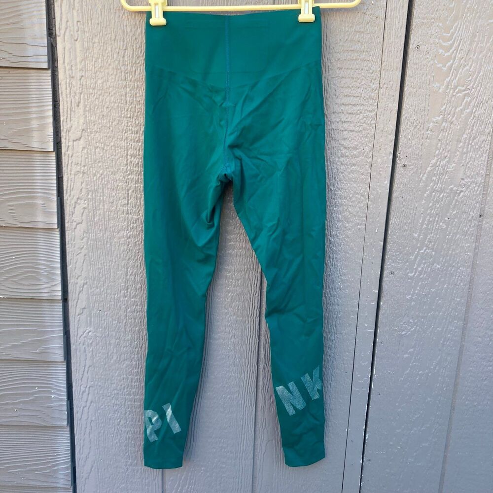 VS PINK women’s size small green leggings